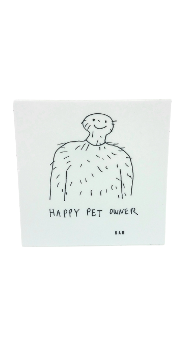 Happy Pet Owner Sticker