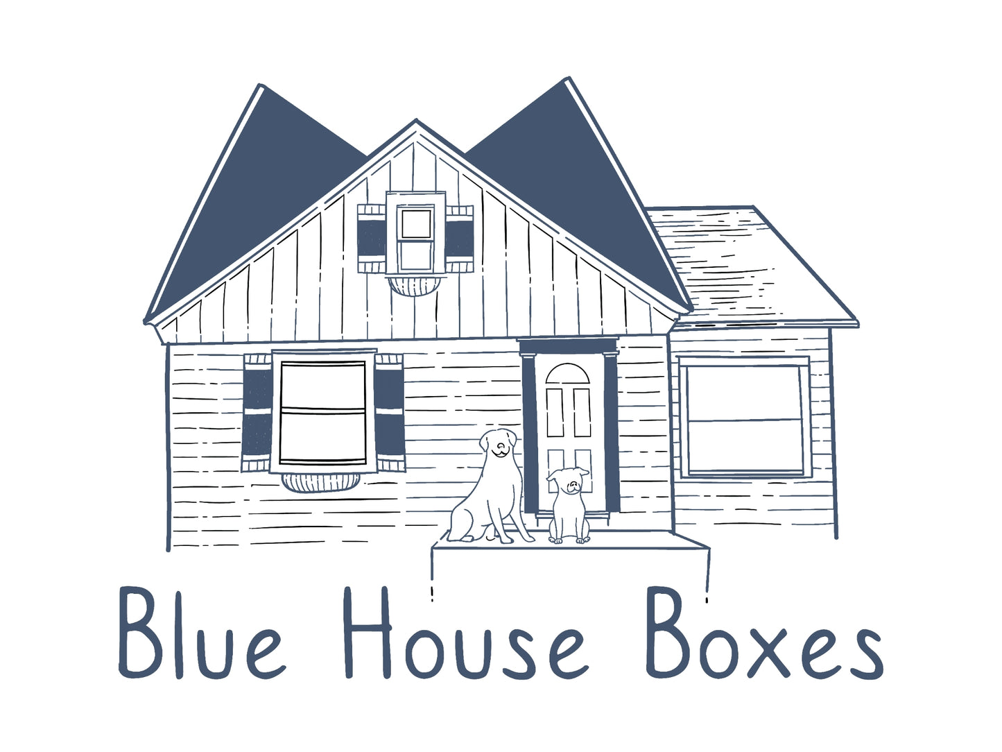 Gift Card - Blue House Boxes 