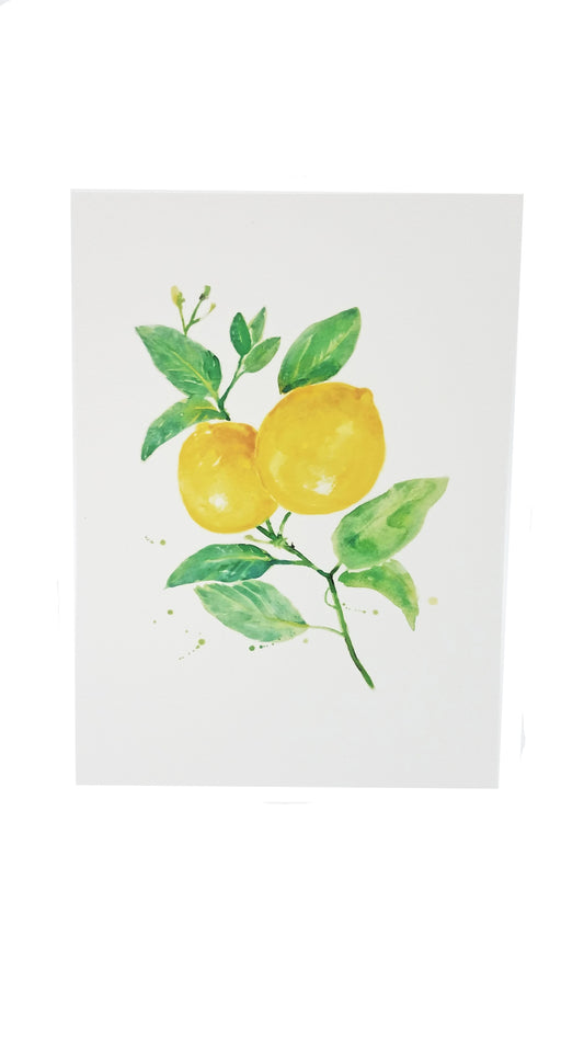 Watercolor - Lemon Plant