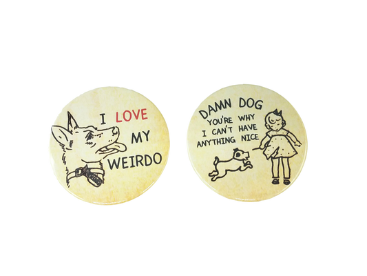 Dog Buttons (Small)