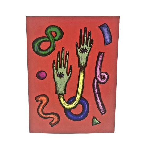 Abstract Hand Art Print