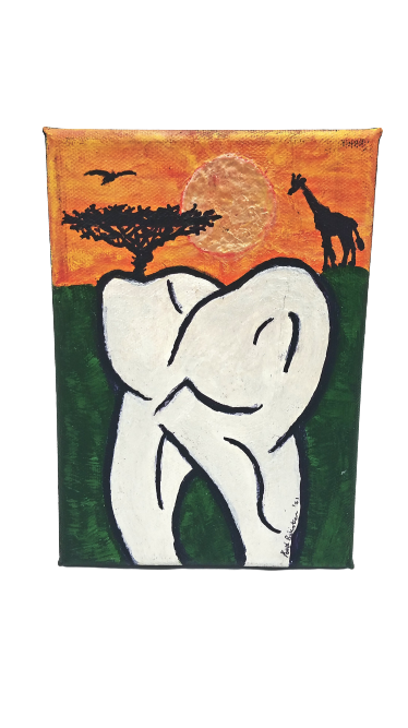 Safari Tooth Mini Canvas