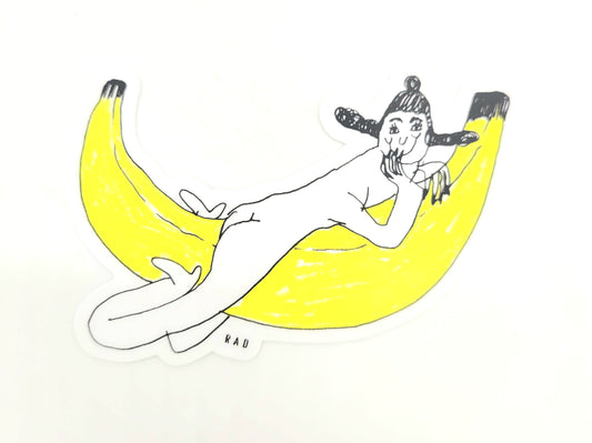 Banana Babe Sticker