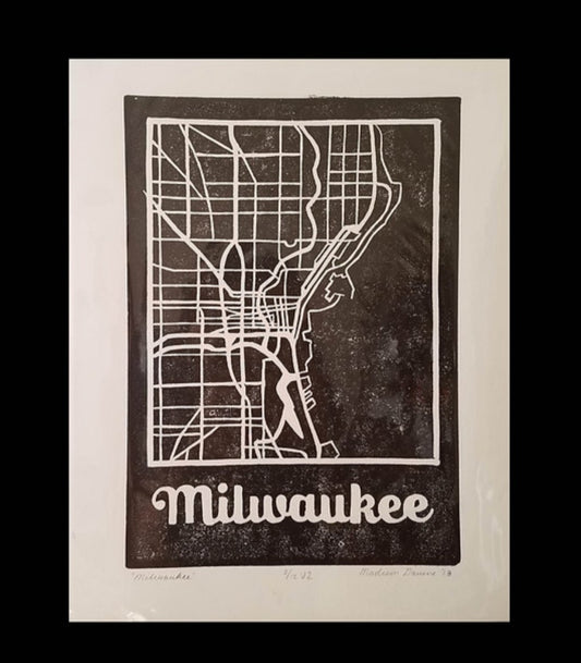 Milwaukee Map Poster